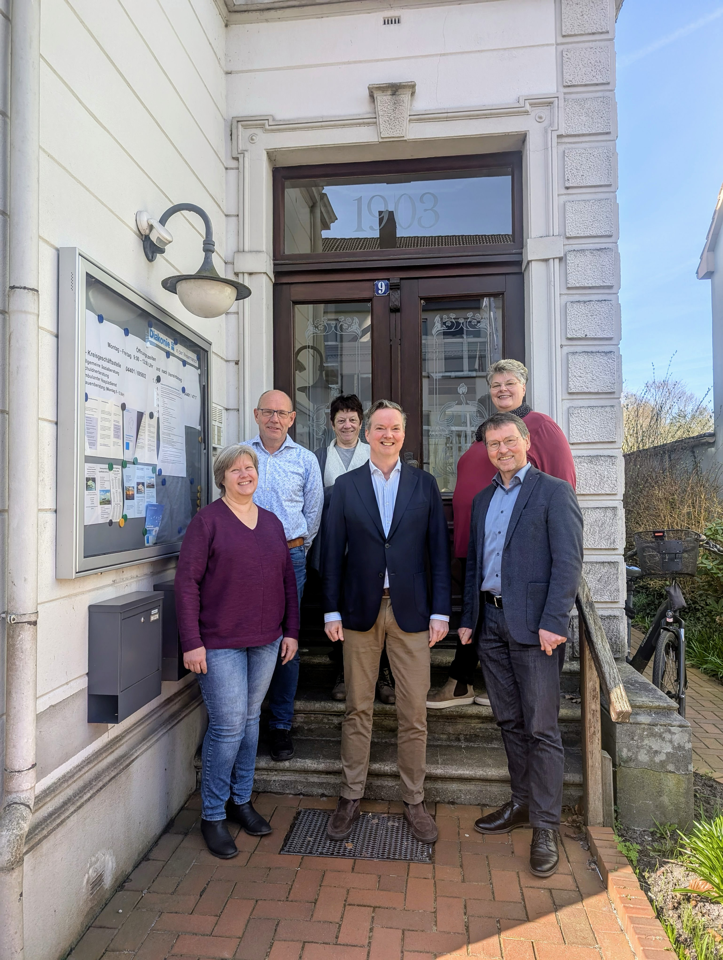 Das Team des Diakoniebüros Brake